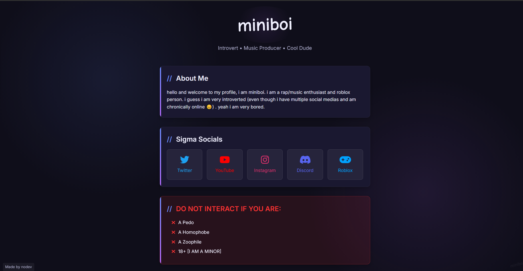 Friend's Website